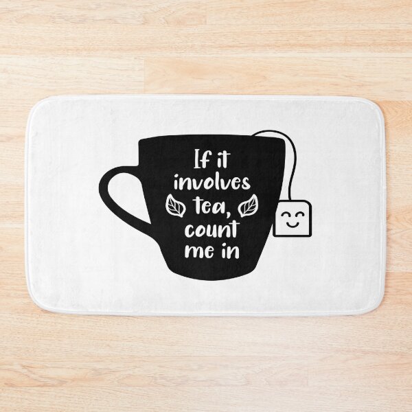 Item preview,  IF IT INVOLVES TEA STICKER designed and sold by DiscoVibes.