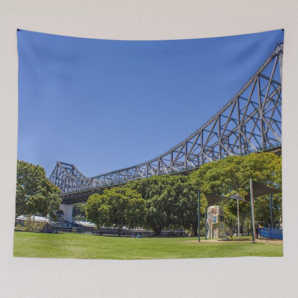 Item preview, Story bridge Brisbane river city Australia designed and sold by LD ART.