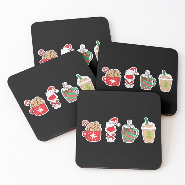 Item preview, Christmas drinks designed and sold by doodletales.