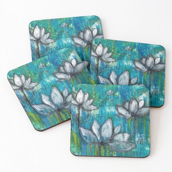 Item preview, Zen - Lotus - Floral Abstract designed and sold by NicoleGiger.Studio.