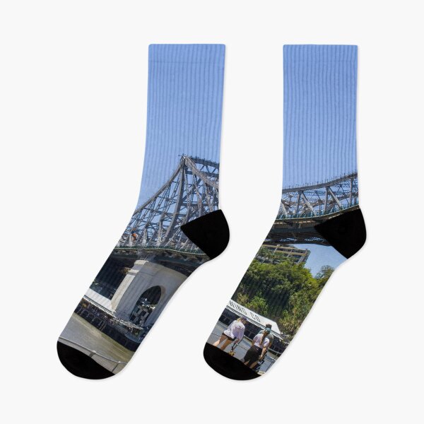Item preview, Story bridge path Brisbane river walk city Australia designed and sold by LD ART.