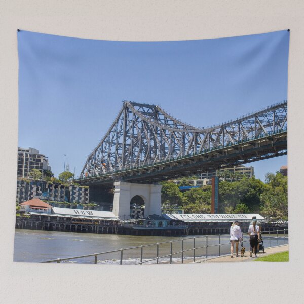 Item preview, Story bridge path Brisbane river walk city Australia designed and sold by LD ART.