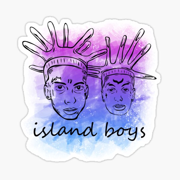 "Island Boys Im Just An Island Boy" Sticker for Sale by FlyingSeas Redbubble