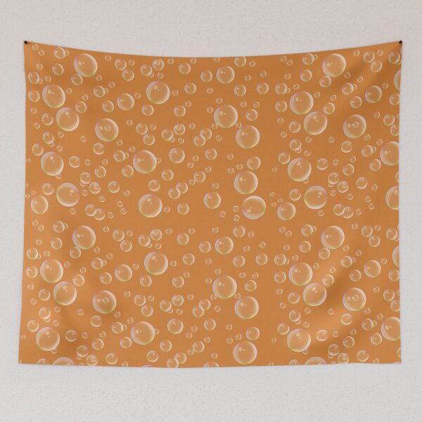 Item preview, COMMIC Bubbles on orange designed and sold by COMMICdesigns.