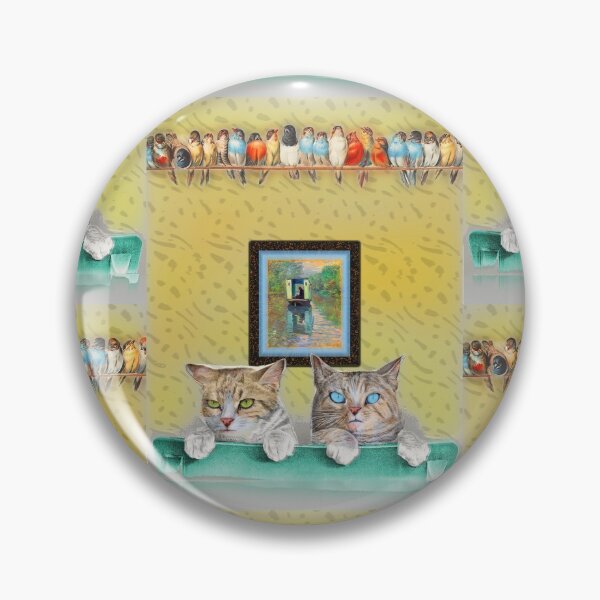 Item preview, espdzines kitty bird watchers designed and sold by EspDzines.
