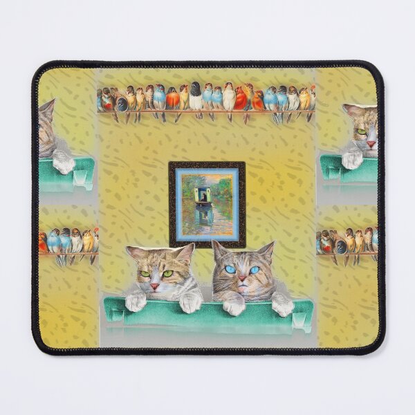 Item preview, espdzines kitty bird watchers designed and sold by EspDzines.