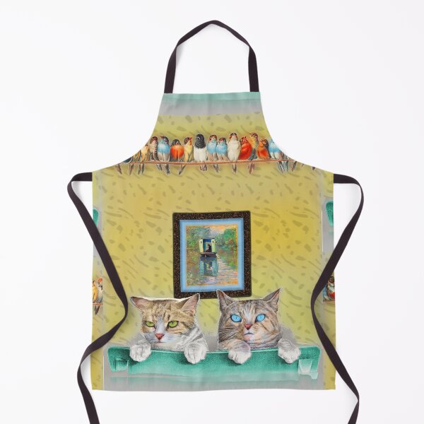 Item preview, espdzines kitty bird watchers designed and sold by EspDzines.