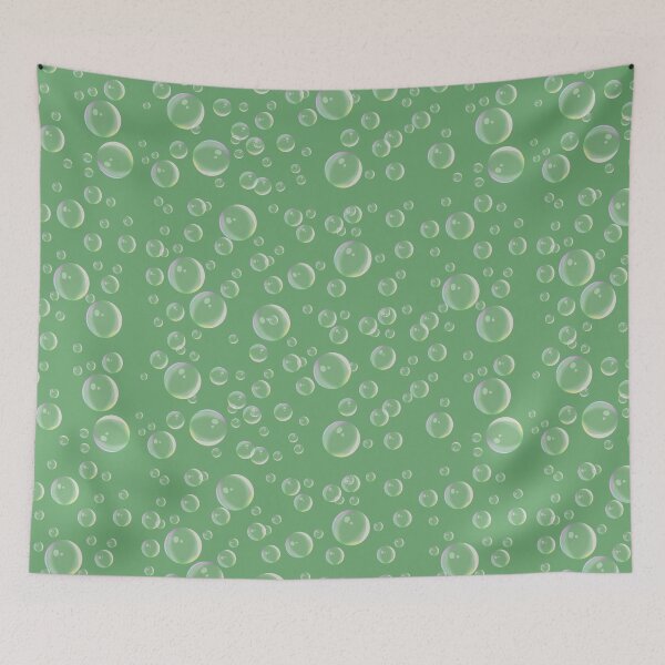 Item preview, COMMIC Bubbles on Green designed and sold by COMMICdesigns.