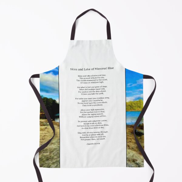 Item preview, Skies and Lake of Mirrored Blue Poem designed and sold by Pamela Storch.