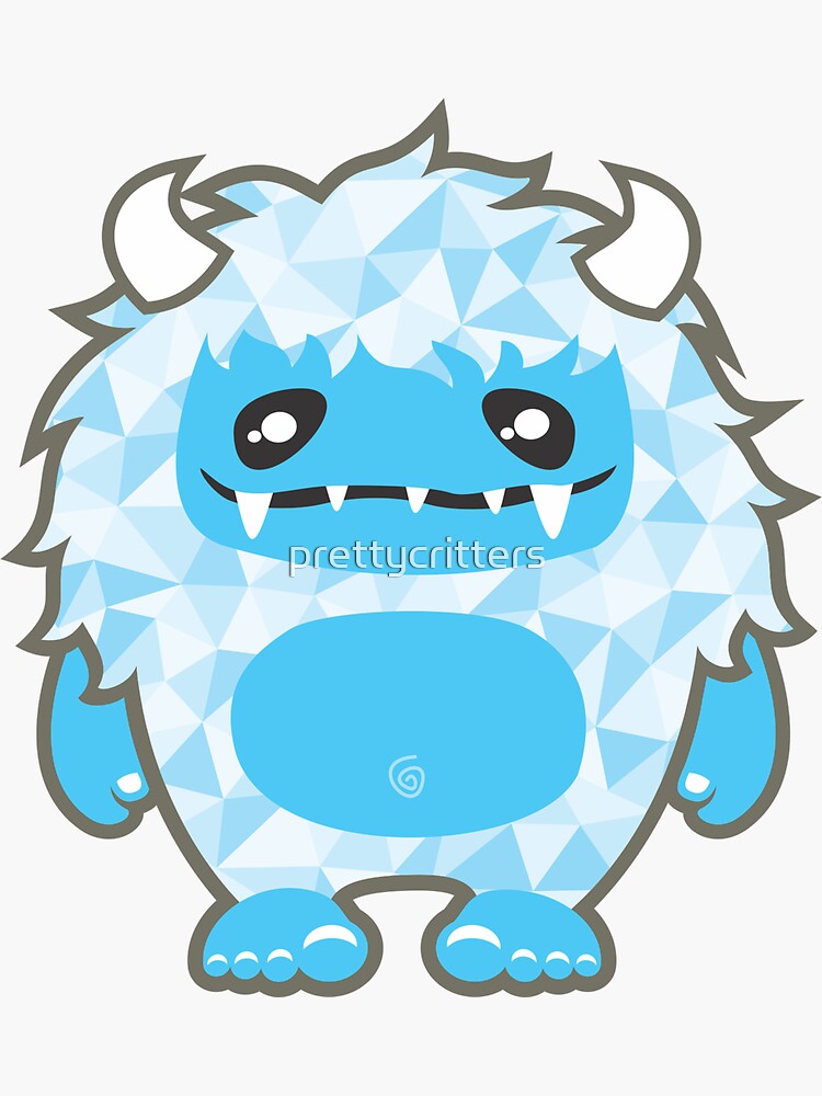 "Yeti" Sticker for Sale by prettycritters Redbubble