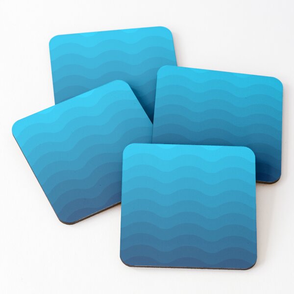 Item preview, Cool Blue Wave Pattern designed and sold by roboticaldad.