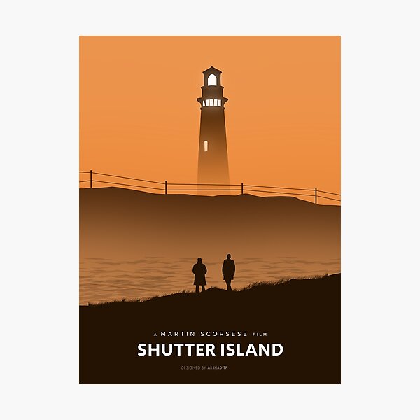 Shutter Island minimalist poster Photographic Print