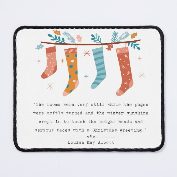 Item preview, Louisa May Alcott Little Women Christmas Quote  designed and sold by Pinkmagenta.