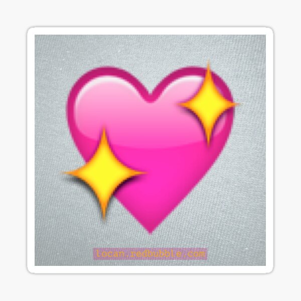 What does the sparkle heart emoji mean?