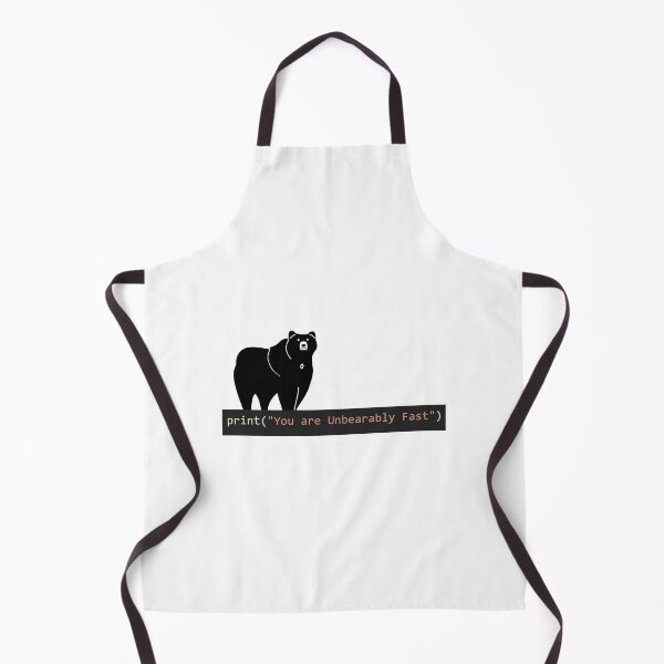 Item preview, Print You are Unbearably Fast with Black Bear Stand Tall designed and sold by FiniteRoyal.