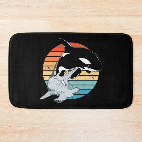 Item preview, Hammerhead shark and orca designed and sold by NicGrayGraphic.