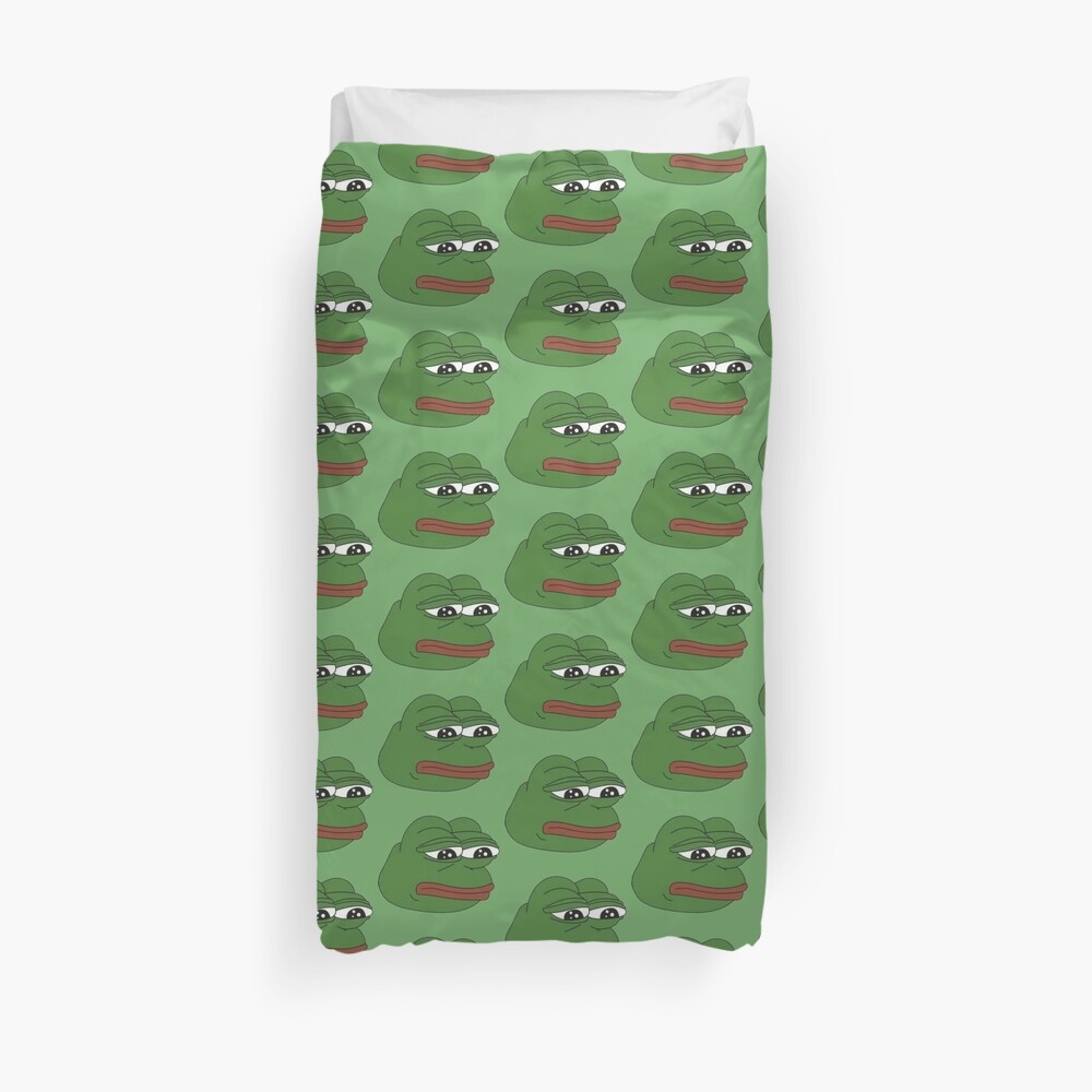 "pepe the frog meme" Duvet Cover by MUMtees Redbubble