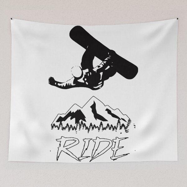 Item preview, Freestyle Snowboarder Jumps Snowboarding on Christmas day designed and sold by UpwardSpin.