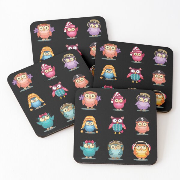 Item preview, beautiful owl stickers designed and sold by angelusdark.