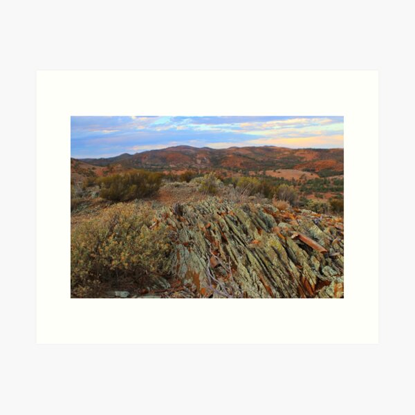 Item preview, Bendleby Ranges, evening, southern Flinders Ranges, South Australia designed and sold by FranWest.