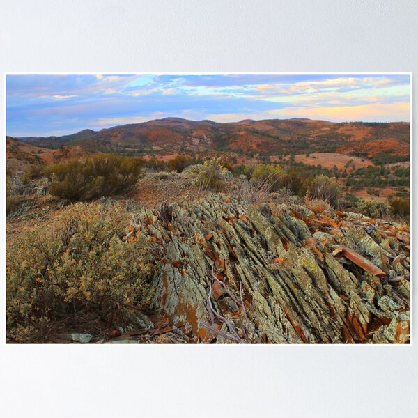 Item preview, Bendleby Ranges, evening, southern Flinders Ranges, South Australia designed and sold by FranWest.