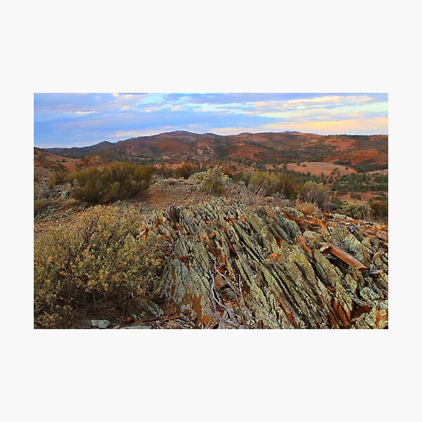 Item preview, Bendleby Ranges, evening, southern Flinders Ranges, South Australia designed and sold by FranWest.
