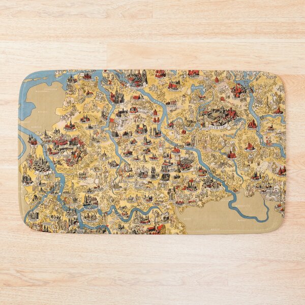 Item preview, 1936 Vintage Propaganda Map of Germany designed and sold by Gin  Neko.