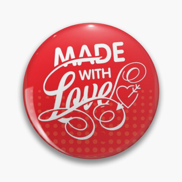 Item preview, Made With Love. Red With White Letters Gifts For Those You Love. designed and sold by lduke47.