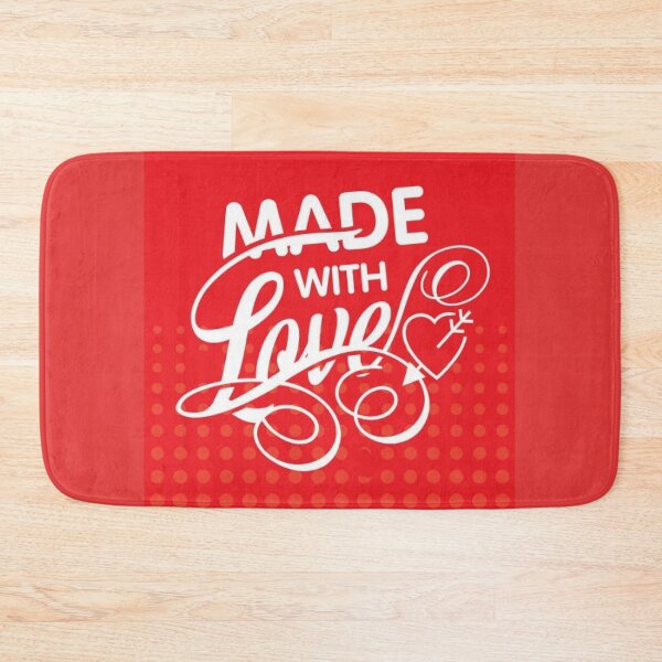 Item preview, Made With Love. Red With White Letters Gifts For Those You Love. designed and sold by lduke47.