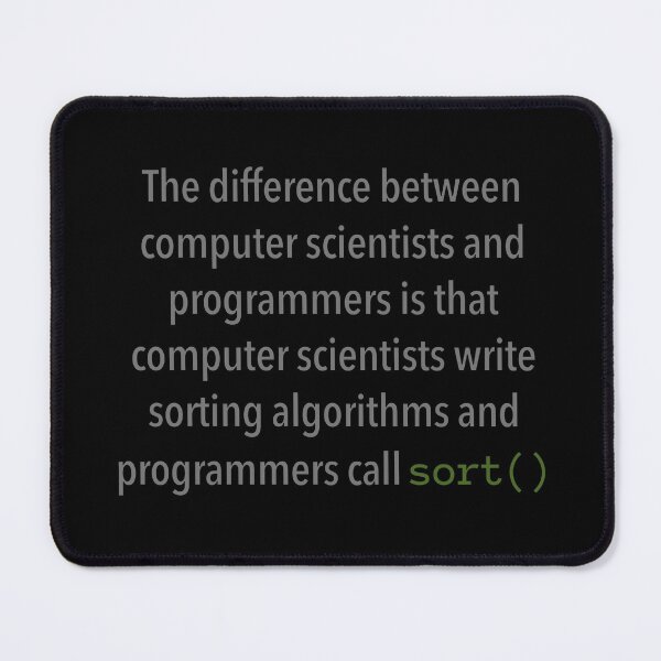 Item preview, Difference between computer scientists and programmers designed and sold by unixorn.