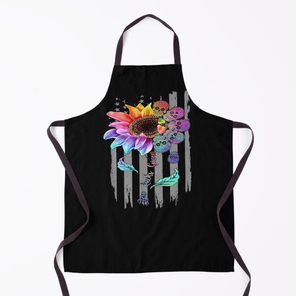 Item preview, Zero Lucks Given-funny Sunflower skull design designed and sold by BRtisticDesigns.