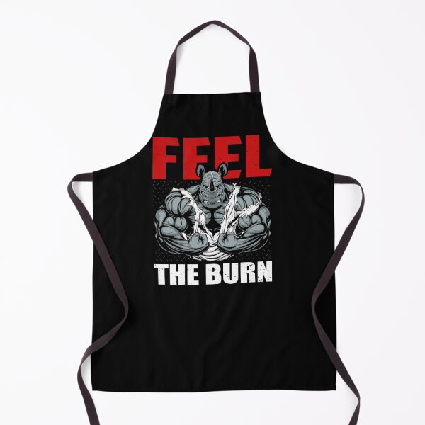 Item preview, Feel The Burn-Rhino motivational gift for BodyBuilders designed and sold by BRtisticDesigns.