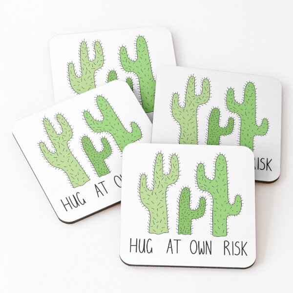 Item preview, Hug At Own Risk Prickly Cactus designed and sold by BundaBear.
