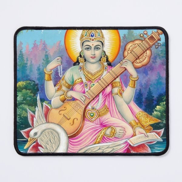 Item preview, Saraswati Mata Painting  designed and sold by banothsonu.