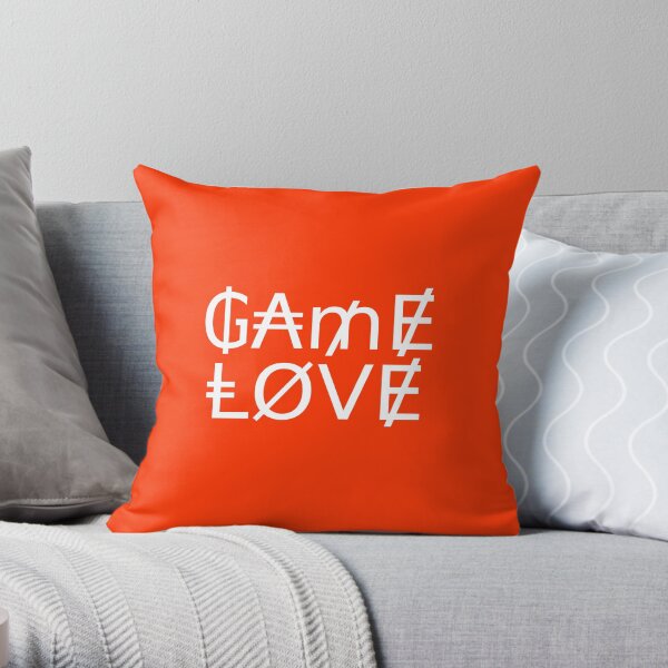 Game Love Quote Merchandise Essential T-Shirt by hexagon-x Throw Pillow