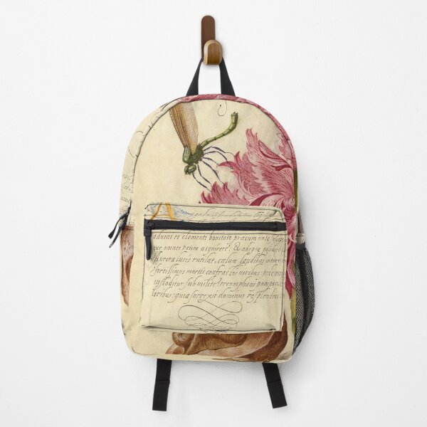 Item preview, Naturalist Manuscript Flowers, Insects, and Calligraphy Illumination by Joris Hoefnagel  designed and sold by Naturalist Prints.