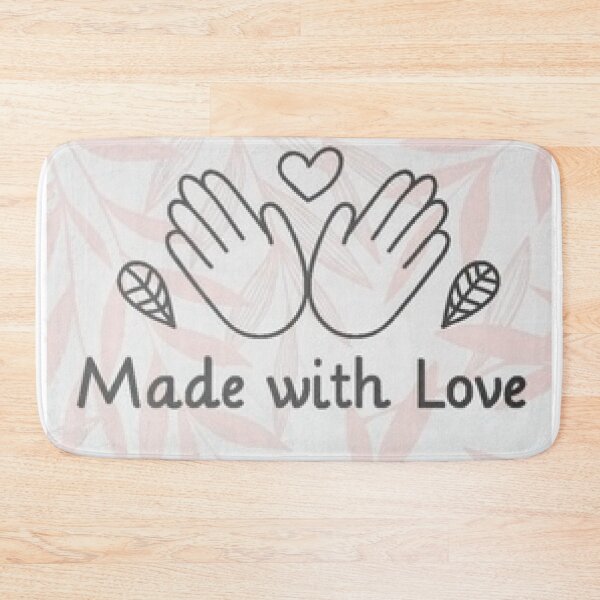 Item preview, Made With Love. Hearts and Hand Prints For Apparel and Home Decor Decorations. designed and sold by lduke47.