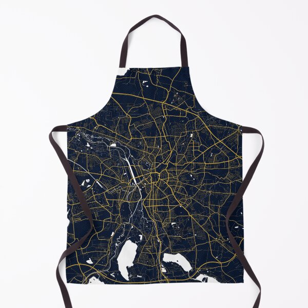 Item preview, Leipzig City Map of Saxony, Germany - Gold Art Deco designed and sold by deMAP.