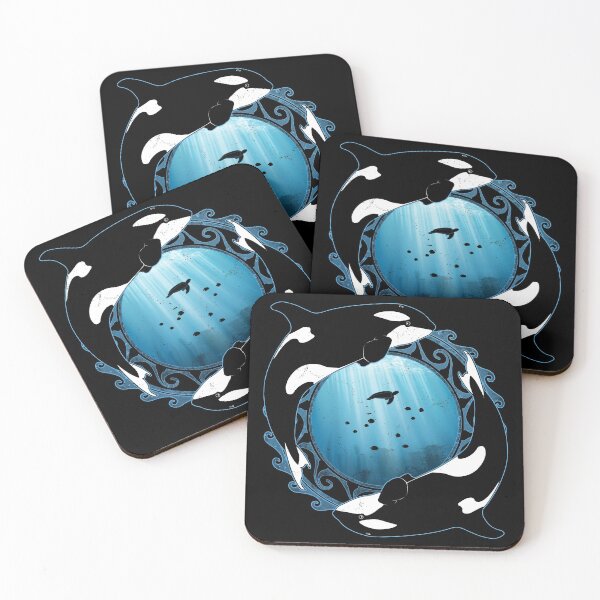 Item preview, Orcas designed and sold by NicGrayGraphic.