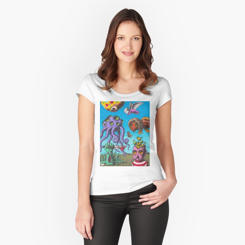 Item preview, Fitted Scoop T-Shirt designed and sold by AonzoArt94.
