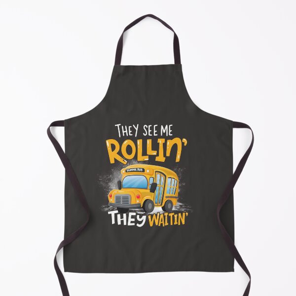 Item preview, Funny School Bus Driver They See Me Rollin designed and sold by backtrending.