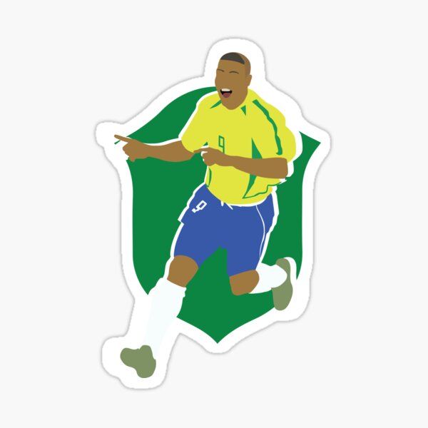 JERSEY LEGENDS - El Fenomeno Ronaldo R9 Sticker for Sale by MKSGraphix