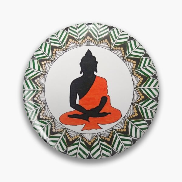 Item preview, Meditating Buddha Mandala Art designed and sold by TheArtContent.