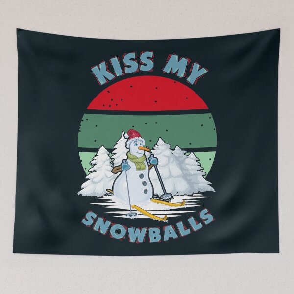 Item preview, Kiss my snowballs designed and sold by SidTastic .