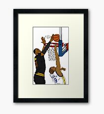The block Framed Print