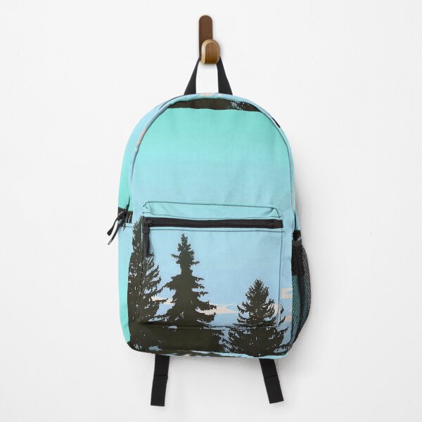 Item preview, Pine Trees & Blue Skies Minimalist Artwork designed and sold by NexusArts.
