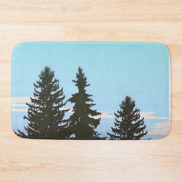 Item preview, Pine Trees & Blue Skies Minimalist Artwork designed and sold by NexusArts.