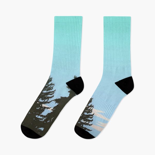 Item preview, Pine Trees & Blue Skies Minimalist Artwork designed and sold by NexusArts.