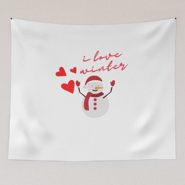 Item preview, I love winter designed and sold by Pattycool.