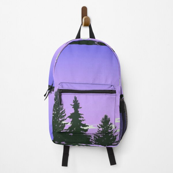 Item preview, Pine Trees & Purple Skies Minimalist Artwork designed and sold by NexusArts.